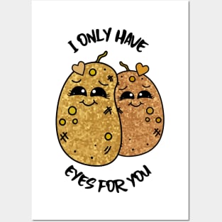 POTATO Lover Veggie Powered Funny Food Posters and Art